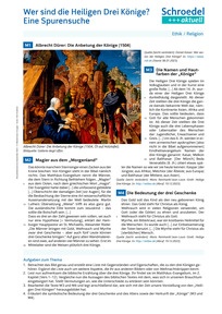 Produktabbildung zu Wer sind die Heiligen Drei Könige? Eine Spurensuche - - Ethik / Religion ab Klasse 7