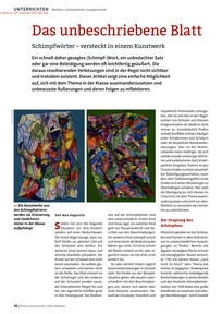 Produktabbildung zu Das unbeschriebene Blatt - Schimpfwörter – versteckt in einem Kunstwerk
