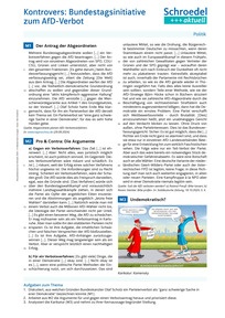 Produktabbildung zu Kontrovers: Bundestagsinitiative zum AfD-Verbot - - Politik ab Klasse 9