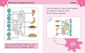 Beispielseite «Bleib dran: Was gehört zusammen?»