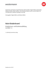 Probeseiten Kein Kinderkram! - Band 1: Berufliche Identität, Lebenswelten und Beziehungsgestaltung, Handlungskonzepte, Lern- und Entwicklungsprozesse - Schulbuch, 3. Auflage 2025