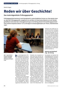 Produktabbildung zu Reden wir über Geschichte! - Das materialgestützte Prüfungsgespräch