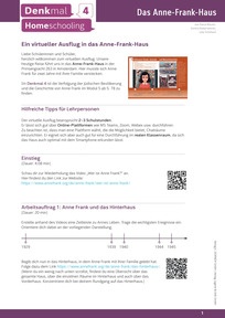 Produktabbildung zu Ein virtueller Ausflug in das Anne-Frank-Haus