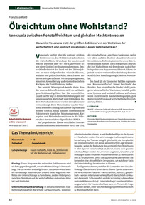 Produktabbildung zu Ölreichtum ohne Wohlstand? - Venezuela zwischen Rohstoffreichtum und globalen Machtinteressen