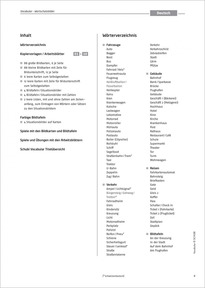 Vocabular Kopiervorlagen Verkehr: Wörterverzeichnis