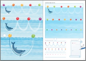 Schreibbewegungen anbahnen - Grundbewegungen - S. 14-15