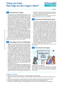 Produktabbildung zu Orban am Ende: Was folgt aus der Ungarn-Wahl? - - Politik ab Klasse 10