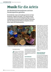 Produktabbildung zu Musik für die Arktis - Ein Musikstück kennenlernen und eine Parakomposition gestalten