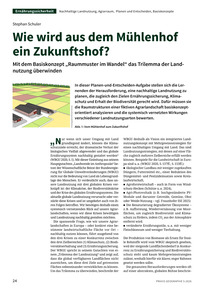 Produktabbildung zu Wie wird aus dem Mühlenhof ein Zukunftshof? - Mit dem Basiskonzept „Raummuster im Wandel“ das Trilemma der Landnutzung überwinden
