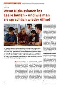 Produktabbildung zu Wenn Diskussionen ins Leere laufen - und wie man sie sprachlich wieder öffnet