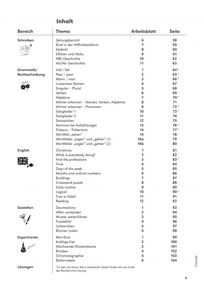 Hausaufgaben? Cool! 4 - Inhaltsverzeichnis 2/2