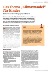 Produktabbildung zu Das Thema „Klimawandel“ für Kinder - Kriterien zur Auswahl geeigneter Bücher