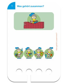 Was gehört zusammen? Beispielkarte Ritter