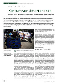 Produktabbildung zu Konsum von Smartphones - Bildung eines Werturteils am Beispiel von Coltan aus der D.R. Kongo