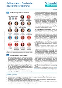 Produktabbildung zu Kabinett Merz: Das ist die neue Bundesregierung - - Politik ab Klasse 11
