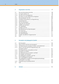 Bindung und Eingewöhnung von Kleinkindern: Inhaltsverzeichnis 2