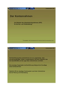 Produktabbildung zu Kontenrahmen PDF