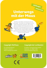 Unterwegs mit der Maus 3-4+. Rückseite