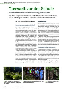 Produktabbildung zu Tierwelt vor der Schule - Vielfalt erkennen und Verantwortung übernehmen