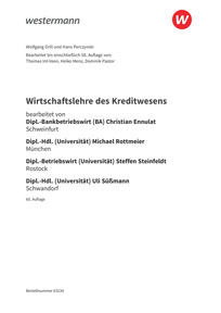 Probeseiten Wirtschaftslehre des Kreditwesens - Schulbuch, 60. Auflage 2026