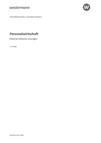 Probeseiten Personalwirtschaft - Material inklusive Lösungen Download, 16. Auflage 2026