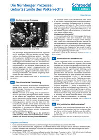 Produktabbildung zu Die Nürnberger Prozesse: Geburtsstunde des Völkerrechts - - Geschichte ab Klasse 9