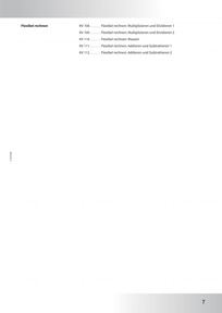 Flex und Flo 5: Kopiervorlagen Inhaltsverzeichnis 4/4