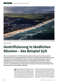 Produktabbildung zu Gentrifizierung in ländlichen Räumen – das Beispiel Sylt