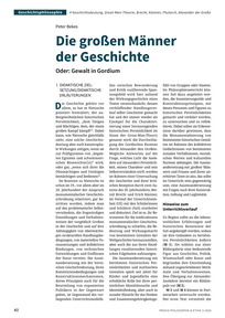 Produktabbildung zu Die großen Männer der Geschichte - Oder: Gewalt in Gordium