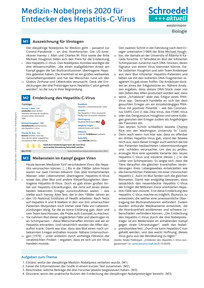 Produktabbildung zu Medizin-Nobelpreis 2020 für Entdecker des Hepatitis-C-Virus - - Biologie ab Klasse 9
