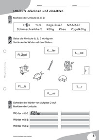 Flex und Flora: Förder-Kopiervorlagen 2_zum Heft Sprache untersuchen