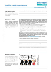 Produktabbildung zu Politischer Extremismus (Demokratie kompakt) - - Politik / Fächerübergreifend ab Klasse 8