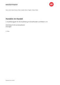 Probeseiten Handeln im Handel - 2. Ausbildungsjahr im Einzelhandel: Lernfelder 6 bis 10 - Lösungen zum Arbeitsbuch Download, 6. Auflage 2025