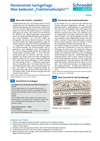Produktabbildung zu Rentenstreit nachgefragt: Was bedeutet "Fraktionsdisziplin"? - - Politik ab Klasse 9