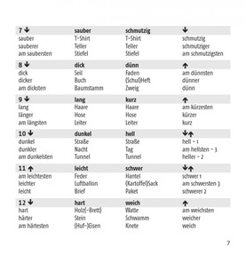 Vocabular Adjektive: Wörterliste 2/2