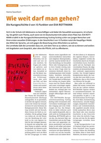 Produktabbildung zu Wie weit darf man gehen? - Die Kurzgeschichte 0 von 10 Punkten von EVA ROTTMANN