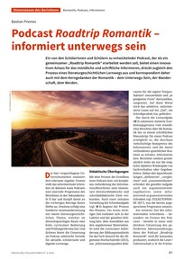 Produktabbildung zu Roadtrip Romantik - informiert unterwegs sein