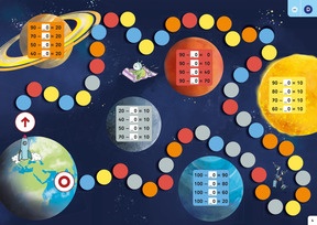 Exemple de plateau de jeu 1 | Esempio di tabellone di gioco 1