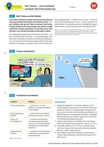 Produktabbildung zu Wal Timmy - eine Karikatur medialer Berichterstattung? - Praxis Politik und Wirtschaft aktuell 9/2026