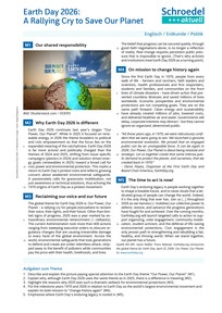 Produktabbildung zu Earth Day 2026: A Rallying Cry to Save Our Planet - - Englisch / Erdkunde / Politik ab Klasse 10