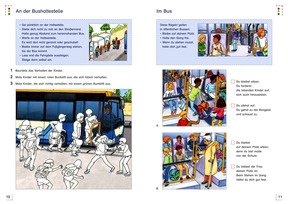 Primo.Verkehr Zu Fuß und auf Rädern: Seite 10-11 - An der Bushaltestelle / Im Bus