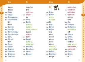 BAUSTEINE Wörterbuch: Wörterliste 1/2, Seite 14/15