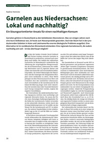 Produktabbildung zu Garnelen aus Niedersachsen: Lokal und nachhaltig? - Ein lösungsorientierter Ansatz für einen nachhaltigen Konsum