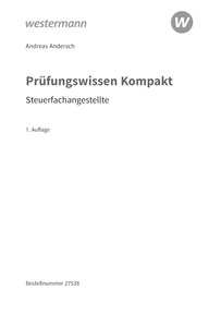 Probeseiten Prüfungsvorbereitung Prüfungswissen KOMPAKT - Steuerfachangestellte, 1. Auflage 2024