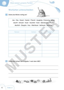 federleicht 4 Arbeitsheft - Musterseiten