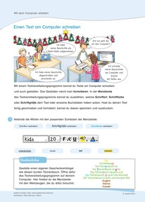 Produktabbildung zu Weihnachtskopiervorlage - Einen Text am Computer schreiben - Medienbildung Klasse 3/4