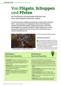 Produktabbildung zu Von Flügeln, Schuppen und Pfoten - Die Vielfalt der Tiermerkmale erkennen und nach verschiedenen Kriterien ordnen
