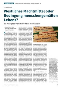Produktabbildung zu Westliches Machtmittel oder Bedingung menschengemäßen Lebens? - Das Konzept der Menschenrechte in der Diskussion