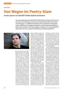 Produktabbildung zu Von Wegen im Poetry-Slam - Auf den Spuren von BAS BÖTTCHERs Gedicht Schatzkarte