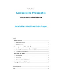 Produktabbildung zu Medizinethik - Materialien zur Philosophie